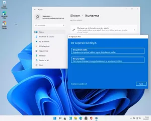 Windows 11′ de dosyalarınızı kaybetmden PC nasıl sıfırlanır