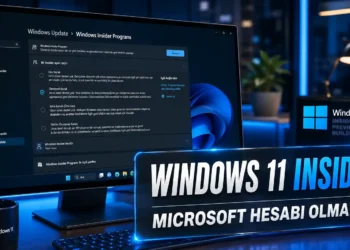 Windows Insider programı masaüstü görünümü