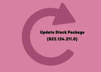 Update Stack Package (822.124.211.0) Paketini güncelleyin