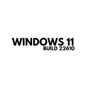 Windows 11 Build 22610