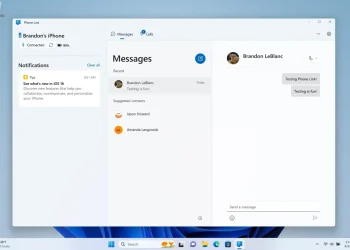 Phone Link kullanarak iPhone’u Windows 11’e bağlama