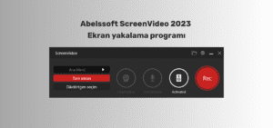 Abelssoft ScreenVideo 2023 – ücretsiz lisans