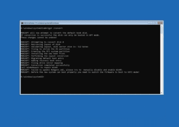 MBR sürücüyü GPT’ye dönüştürerek Windows 11 için UEFI ve Güvenli Önyükleme’yi etkinleştirme