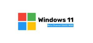 Windows 11 yapı 22623.1830 (KB5026443) Beta Kanalı’nda yayınlanıyor.
