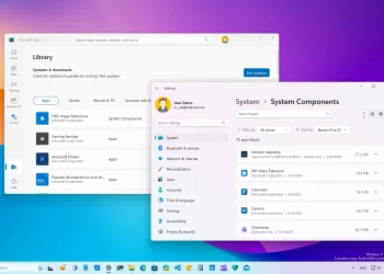 Windows 11 23H2 ‘Sistem Bileşenleri’ etiketini göstermek