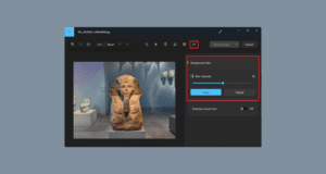 Windows 11 için Fotoğraflar’da görüntü arka planı nasıl bulanıklaştırılır
