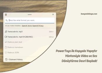 PowerToys ile Kopyala Yapıştır Yöntemiyle Video ve Ses Dönüştürme Devri Başladı!