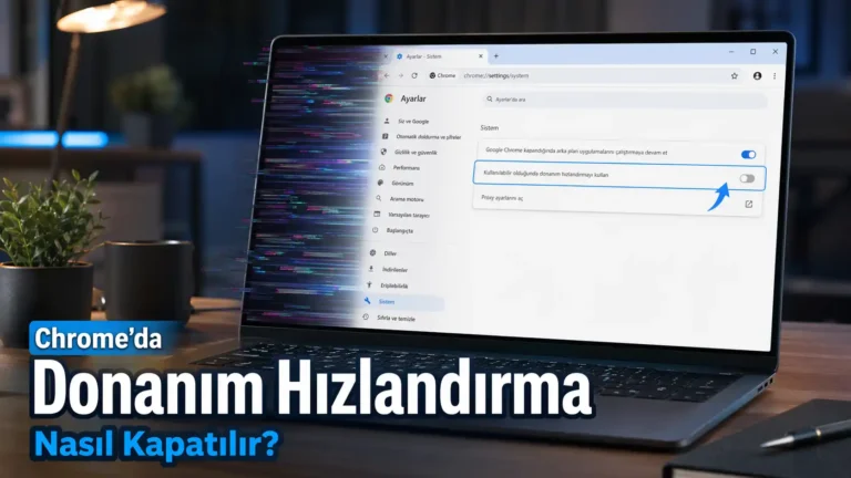 Chrome Donanım Hızlandırma Kapatma Nasıl Yapılır?