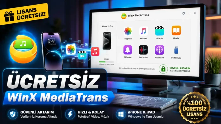 WinX MediaTrans iPhone Manager Ücretsiz Lisans Nasıl Alınırr? (2026)