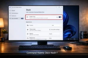Command Palette Dock