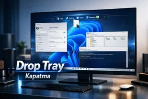 Windows 11 Drop Tray Kapatma: Ayarlar, Registry ve Komutlar