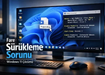 Windows 11 Fare Sürükleme Sorunu