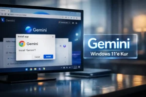 Gemini Windows 11 nasıl kurulur? (Chrome ve Edge üzerinden uygulama gibi yükleme)