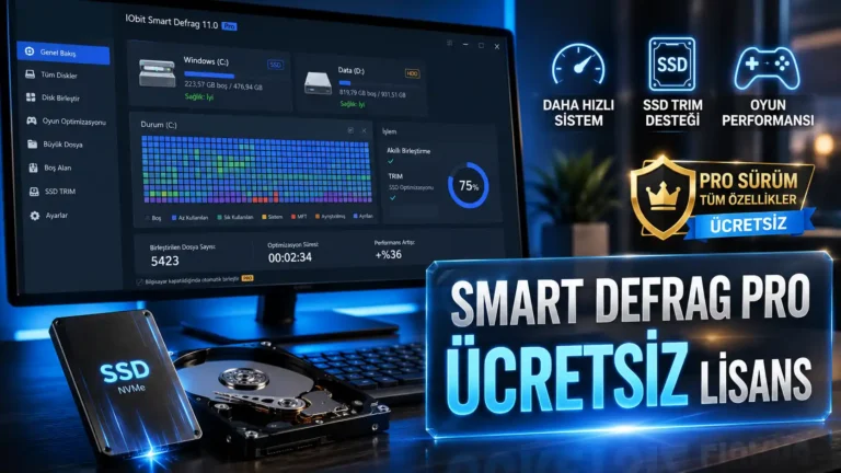 IObit Smart Defrag Pro Ücretsiz Lisans (2026)