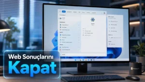 Windows 11 Web Arama Sonuçlarını Kapatma Rehberi