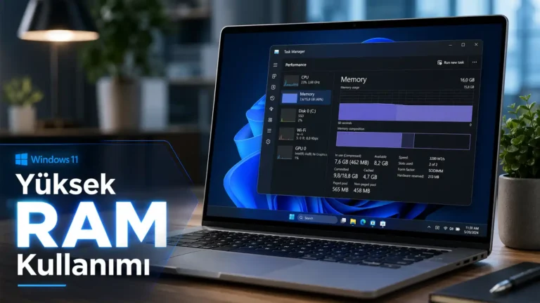 Windows 11 Yüksek RAM Kullanımı Nasıl Azaltılır? 14 Etkili Yöntem