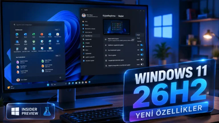 Windows 11 Build 26300.8553 ile Gelen Yenilikler