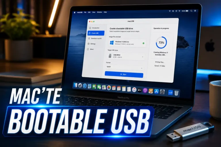 macUSB Bootable USB Oluşturma Rehberi