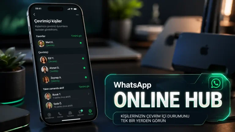 WhatsApp Online Durumu İçin Yeni Hub Hazırlıyor