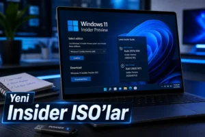 Windows 11 Insider ISO Build 29576 ve 28020 Yayında