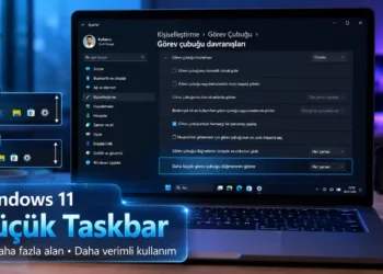 Windows 11 küçük Taskbar