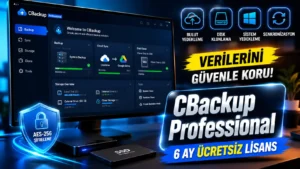 CBackup Professional İçin 6 Aylık Ücretsiz Lisans