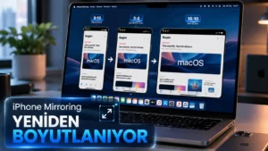 iPhone Mirroring Artık Yeniden Boyutlandırılabiliyor
