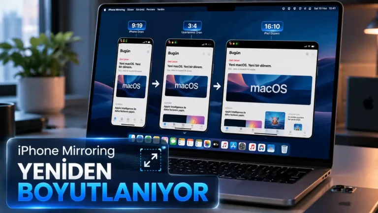 iPhone Mirroring Artık Yeniden Boyutlandırılabiliyor