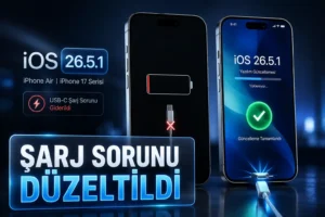 iOS 26.5.1 Güncellemesi Şarj Sorununu Gideriyor