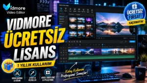 Vidmore Video Editor Ücretsiz Lisans Nasıl Alınır?
