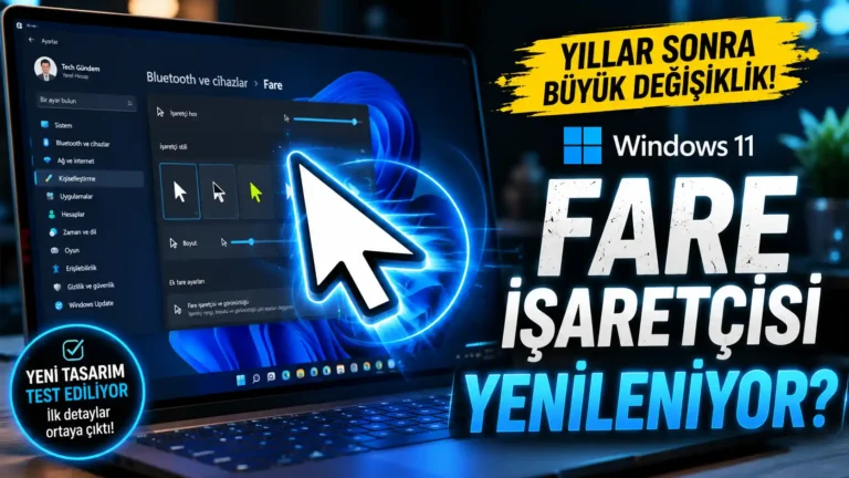 Windows 11 Fare İşaretçisi Yıllar Sonra Değişebilir