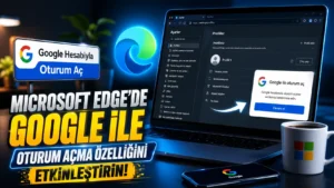 Microsoft Edge Google Hesabıyla Oturum Açma Nasıl Etkinleştirilir?