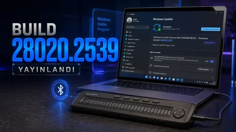 Windows 11 Build 28020.2539: Yenilikler ve Düzeltmeler