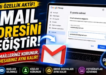 gmail-adresi-degistirme