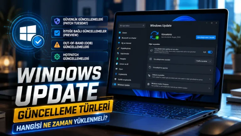 Windows Güncelleme Türleri: Hangisi Yüklenmeli?